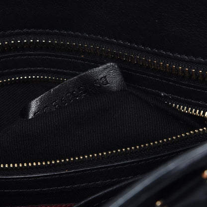 Valentino Garavani Vitello Rockstud Double Handle Tote Black 7 of 17