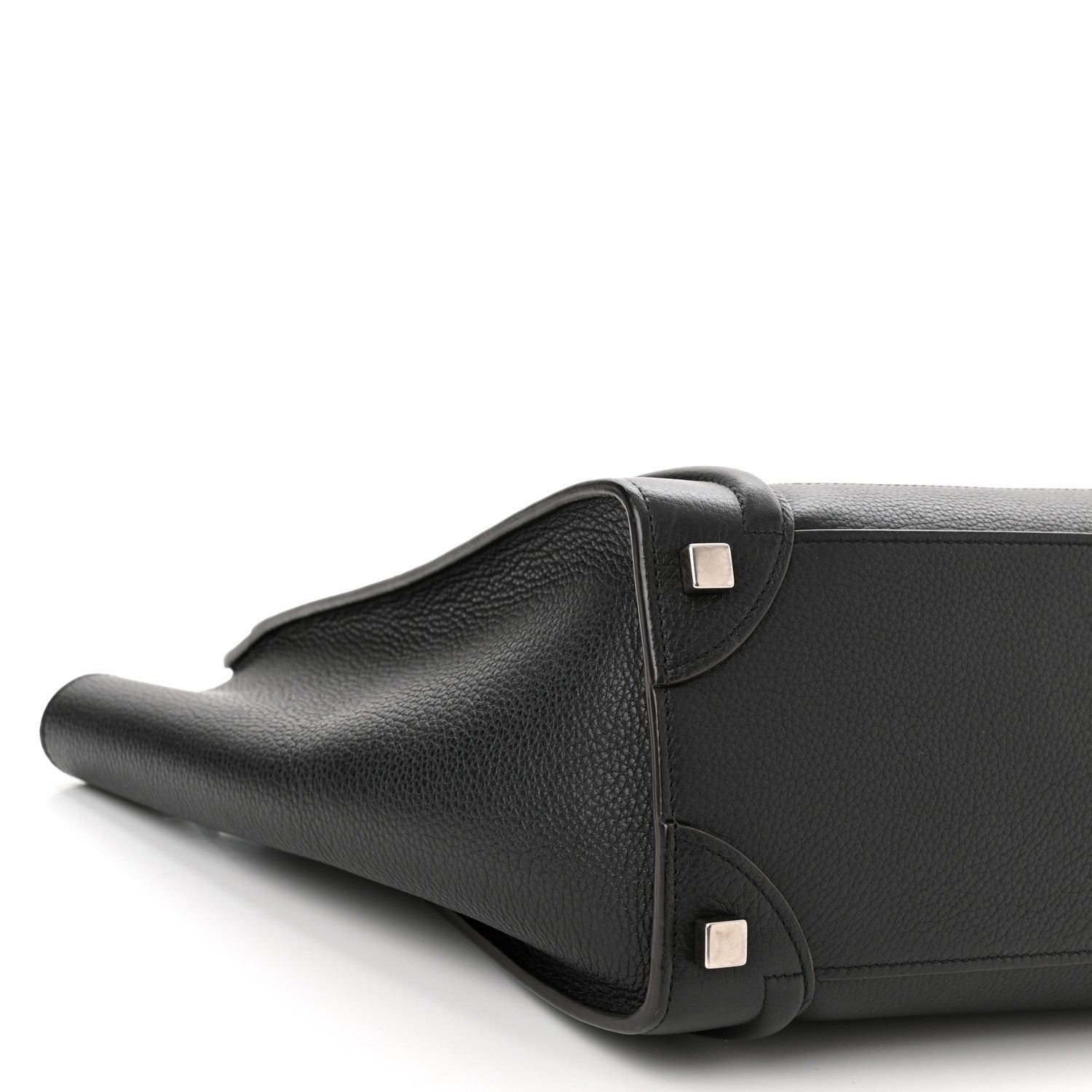 Celine Drummed Calfskin Micro Luggage Black 9 of 16