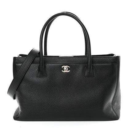Chanel Calfskin Cerf Executive Shopper Tote Black 3 of 10