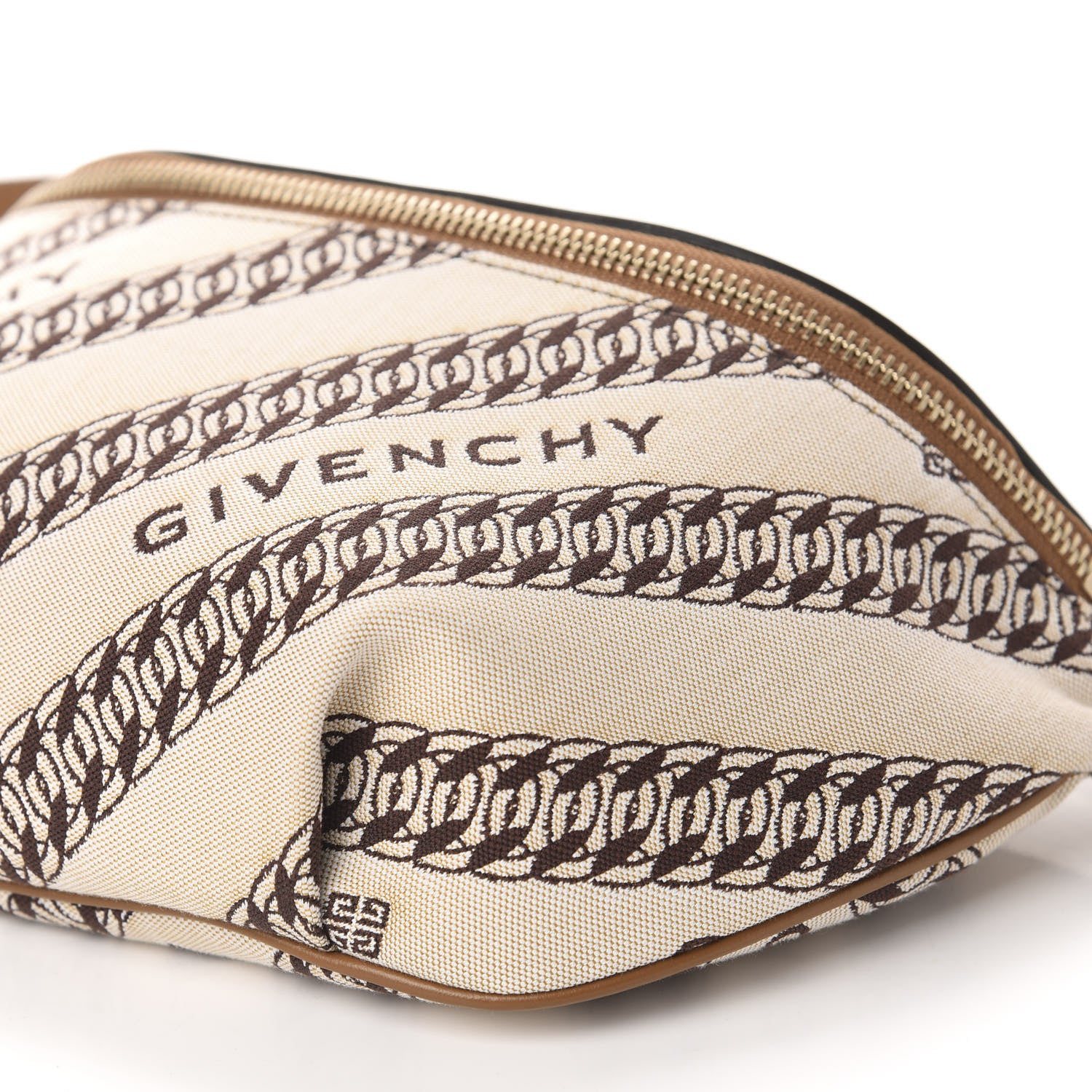 Givenchy Calfskin Canvas Bond Belt Bag Beige 7 of 11