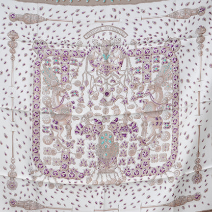 Hermes Silk Tresors Retrouves Scarf 90 1 of 9