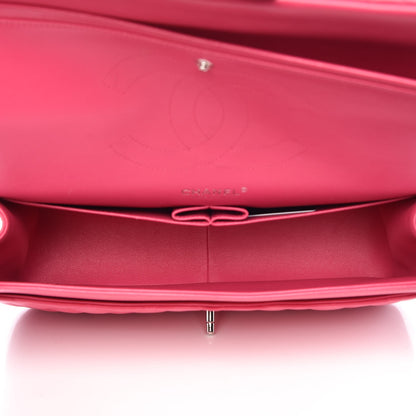 Chanel Lambskin Quilted Jumbo Double Flap Dark Pink 6 of 11
