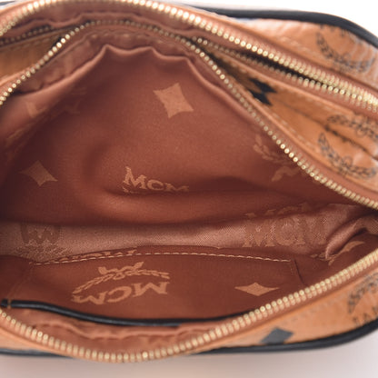 MCM Visetos Mini Camera Crossbody Bag Cognac 6 of 10