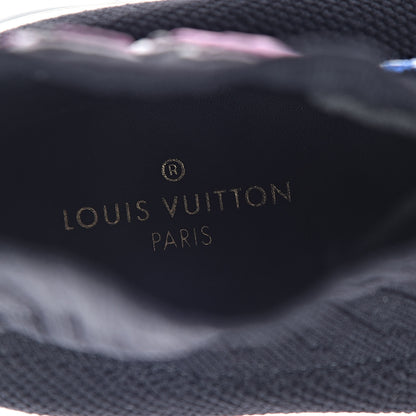 Louis Vuitton Stretch Fabric LV Black Heart Sock Sneaker 41 Black 6 of 9