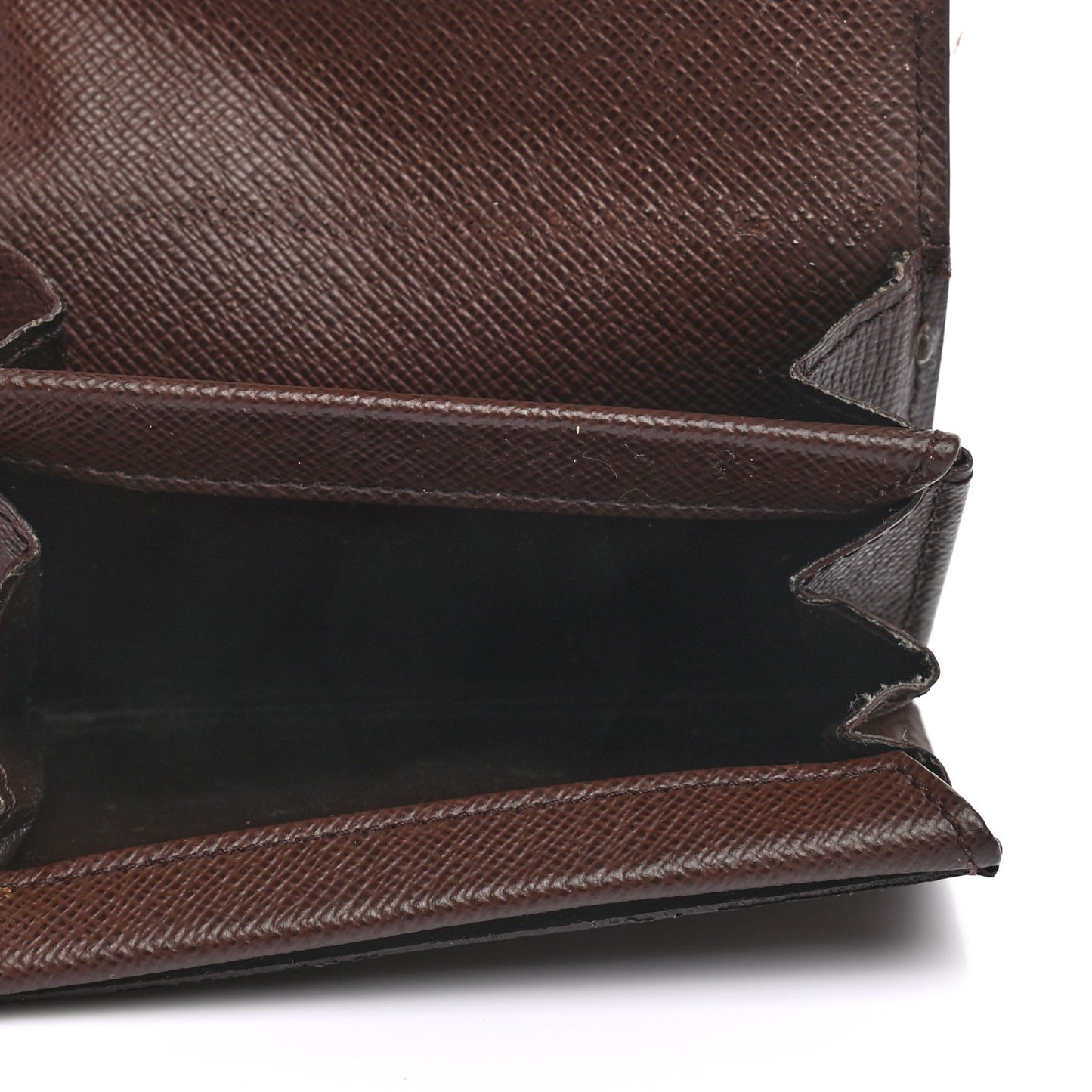 Damier Ebene Porte-Monnaie Plat Coin Purse