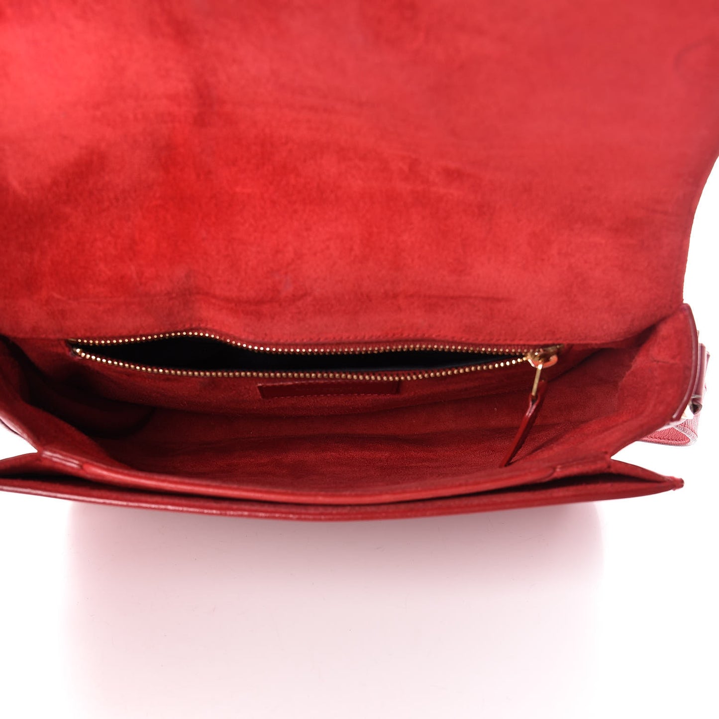 Calfskin Classic Y Satchel Red