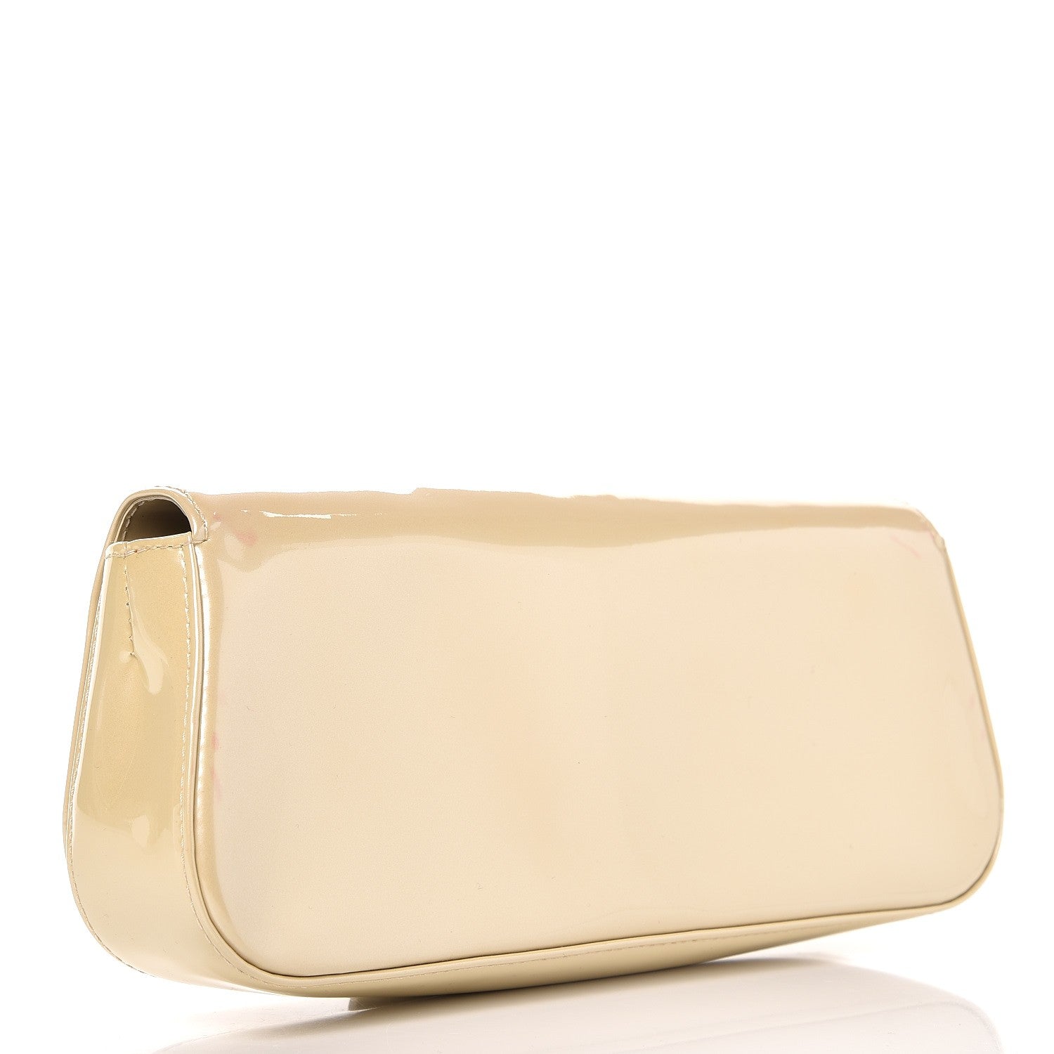 Louis Vuitton Patent Sobe Clutch Blanc Corail 3 of 7