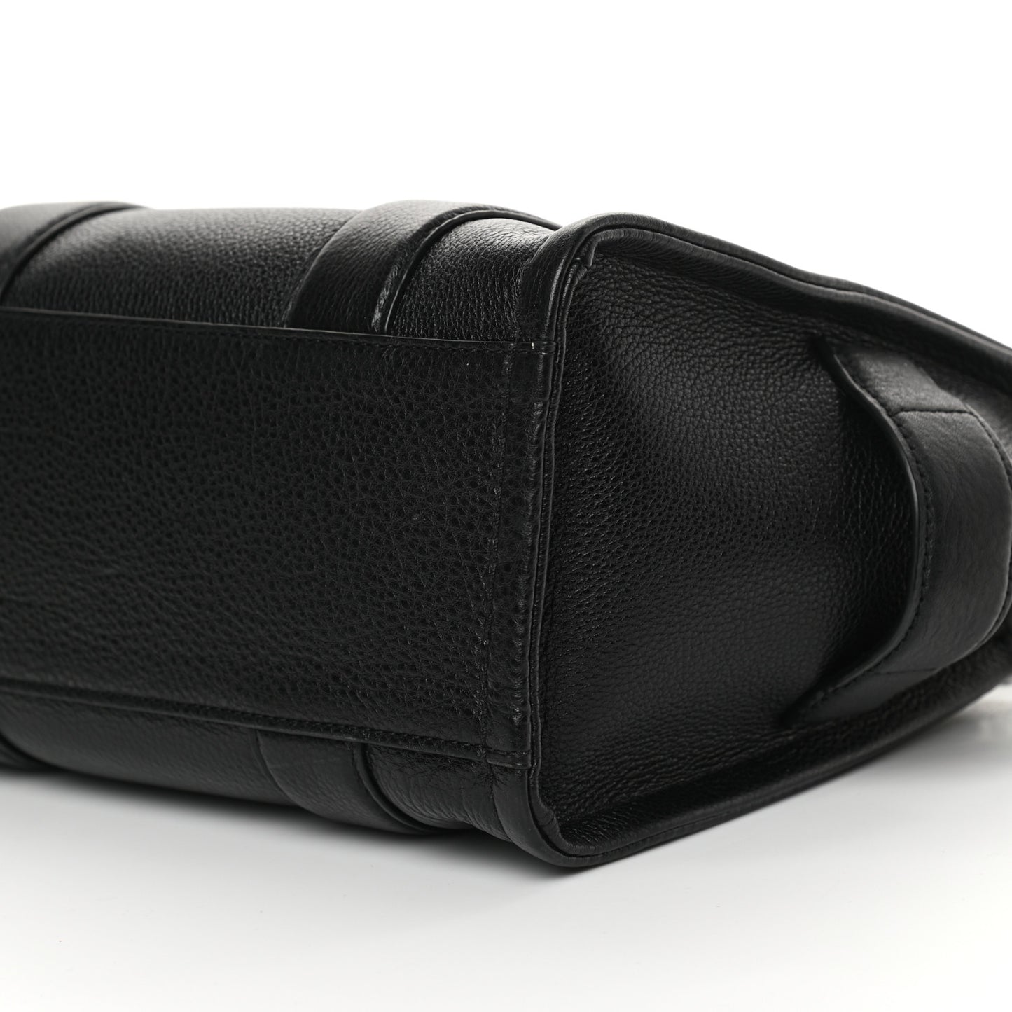 Grained Calfskin Small The Tote Bag Black