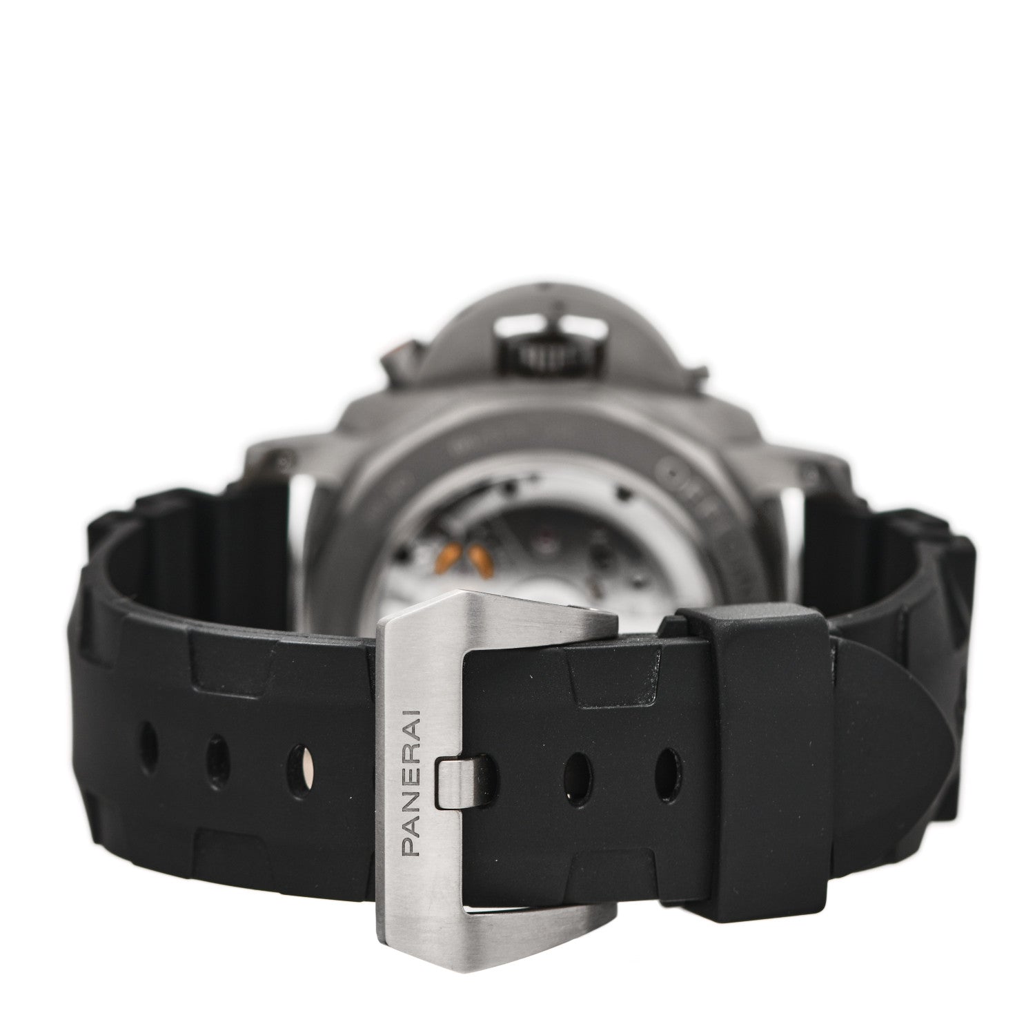 Panerai Titanium Rubber 47mm Luminor 1950 Flyback Automatic Watch Black PAM00526 3 of 5