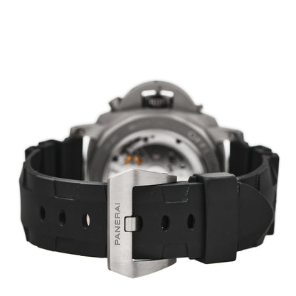 Panerai Titanium Rubber 47mm Luminor 1950 Flyback Automatic Watch Black PAM00526 3 of 5