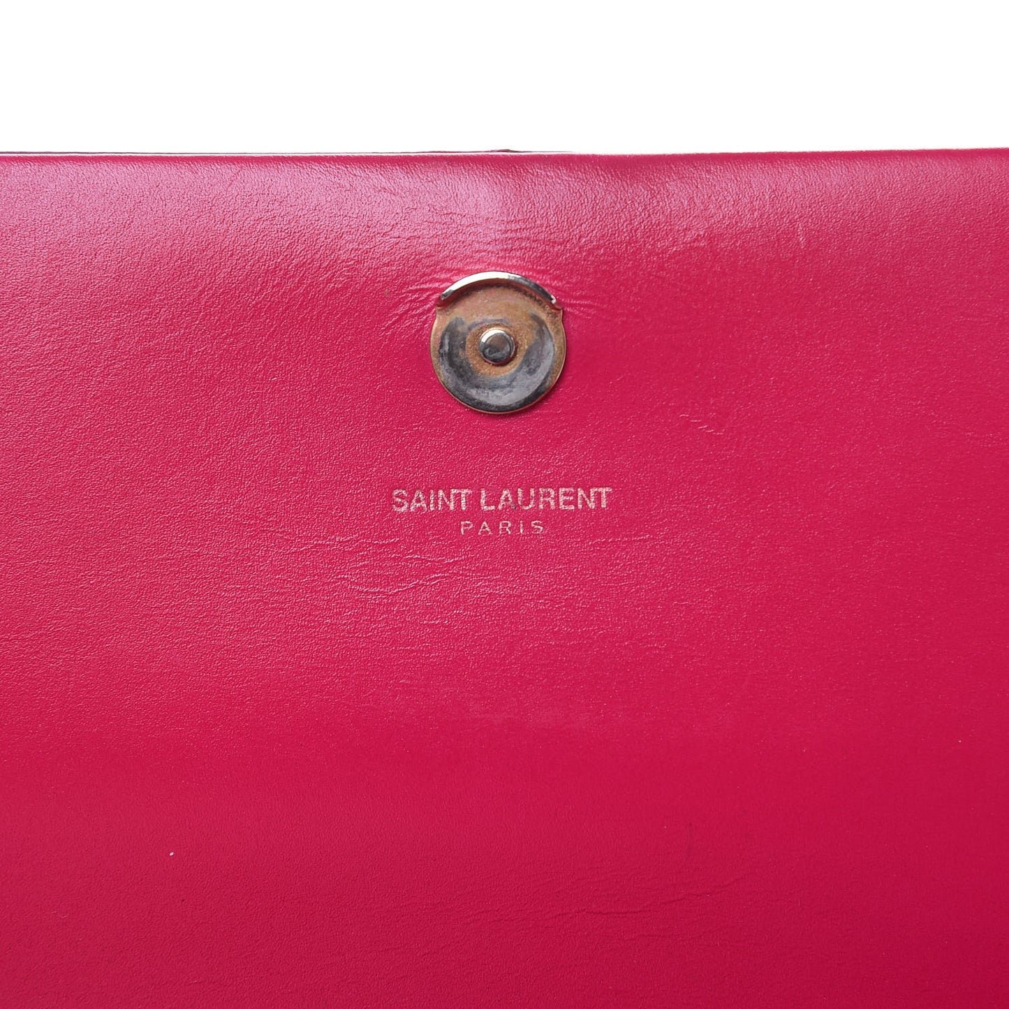 Smooth Calfskin Medium Classic Monogram Kate Tassel Satchel Fuchsia