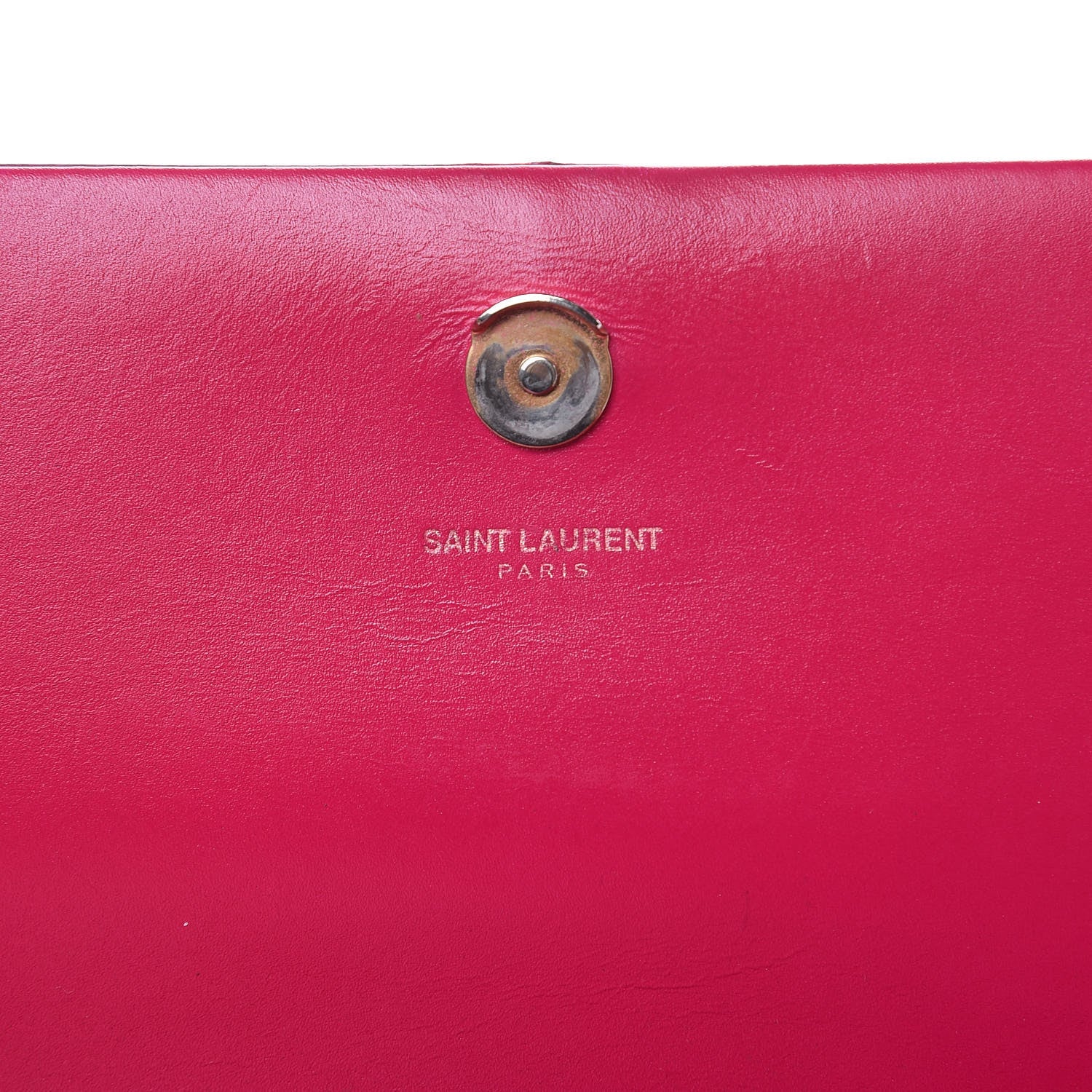 Saint Laurent Smooth Calfskin Medium Classic Monogram Kate Tassel Satchel Fuchsia 7 of 18