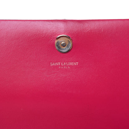 Saint Laurent Smooth Calfskin Medium Classic Monogram Kate Tassel Satchel Fuchsia 7 of 18