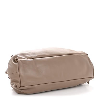 Mansur Gavriel Lambskin Cloud Oversized Clutch Biscotto 4 of 11