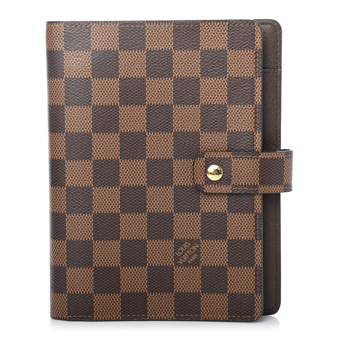 Damier Ebene Medium Ring Agenda Cover