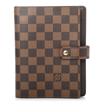 Louis Vuitton Damier Ebene Medium Ring Agenda Cover 1 of 4