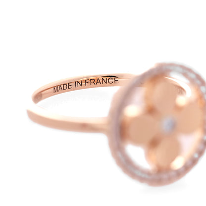 Louis Vuitton 18K Pink Gold Diamond BB Blossom Ring 54 6.75 5 of 7