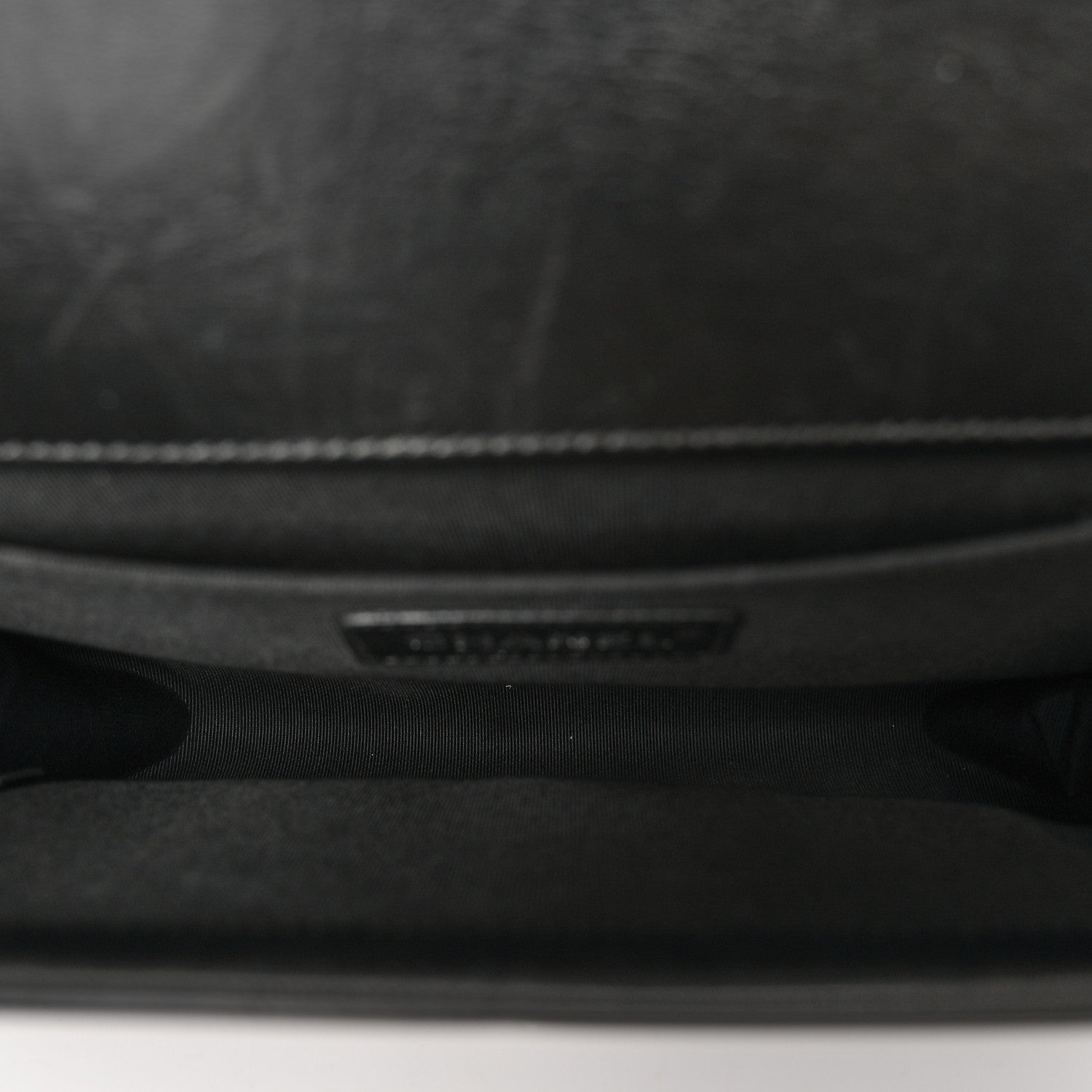 Chanel Patent Glitter PVC Chevron Quilted Medium Boy Flap Black Silver 5 of 11