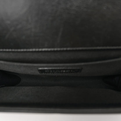 Chanel Patent Glitter PVC Chevron Quilted Medium Boy Flap Black Silver 5 of 11