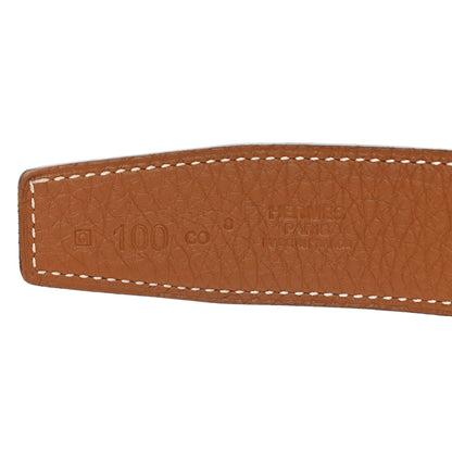 Hermes Box Togo 32mm H Belt 100 Black Gold 3 of 6