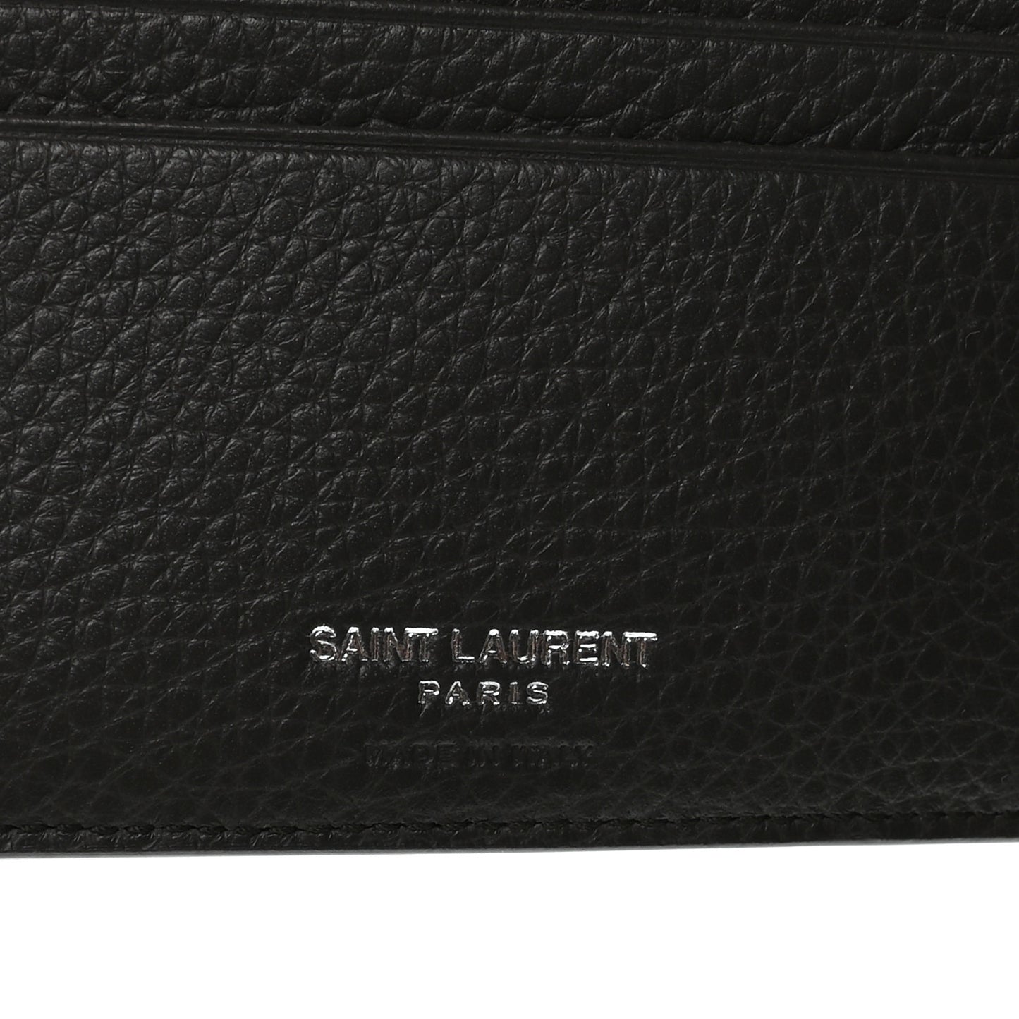 Calfskin Cassandre Bi-Fold Wallet Grey