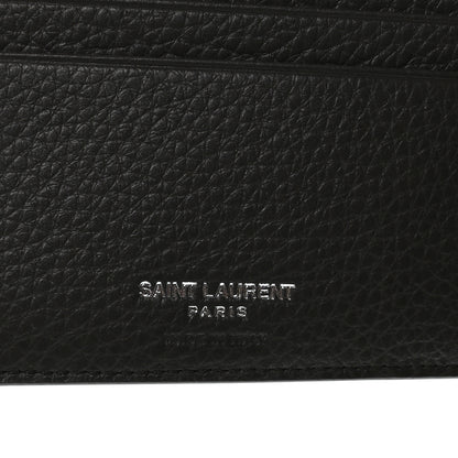 Saint Laurent Calfskin Cassandre Bi-Fold Wallet Grey 6 of 8