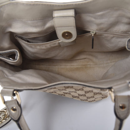 Gucci Monogram Medium Sukey Tote Off White 11 of 24