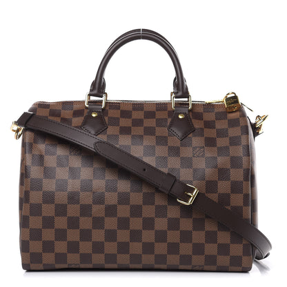 Louis Vuitton Damier Ebene Speedy Bandouliere 30 1 of 12