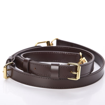 Louis Vuitton Calfskin Adjustable Speedy Bandouliere Shoulder Strap Brown 3 of 3