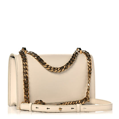 Alexander McQueen Calfskin Knuckle Shoulder Bag Off White 3 of 16