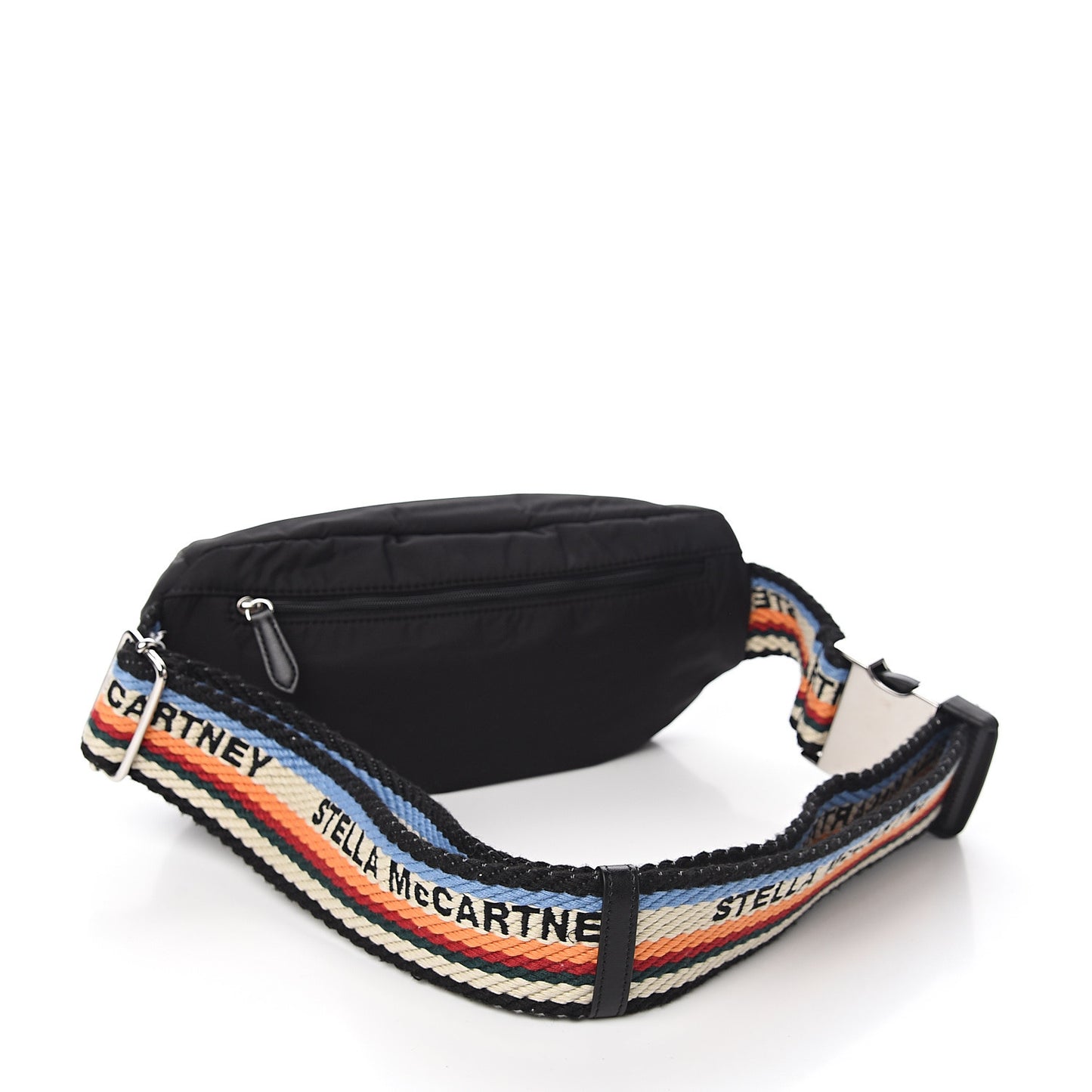 Eco Padde Nylon Logo Falabella Bum Bag Black Multicolor
