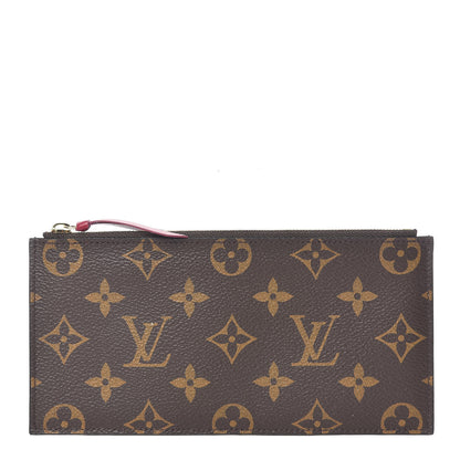 Louis Vuitton Monogram Felicie Chain Wallet Zippered Insert Fuchsia 1 of 6