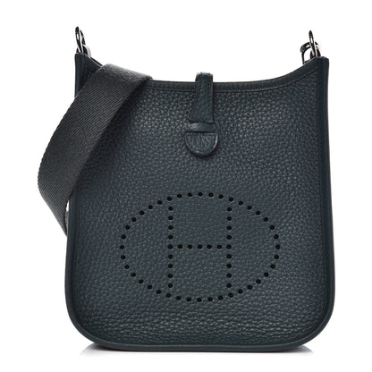 Hermes Taurillon Clemence Amazone Evelyne TPM Vert Cypress 1 of 9
