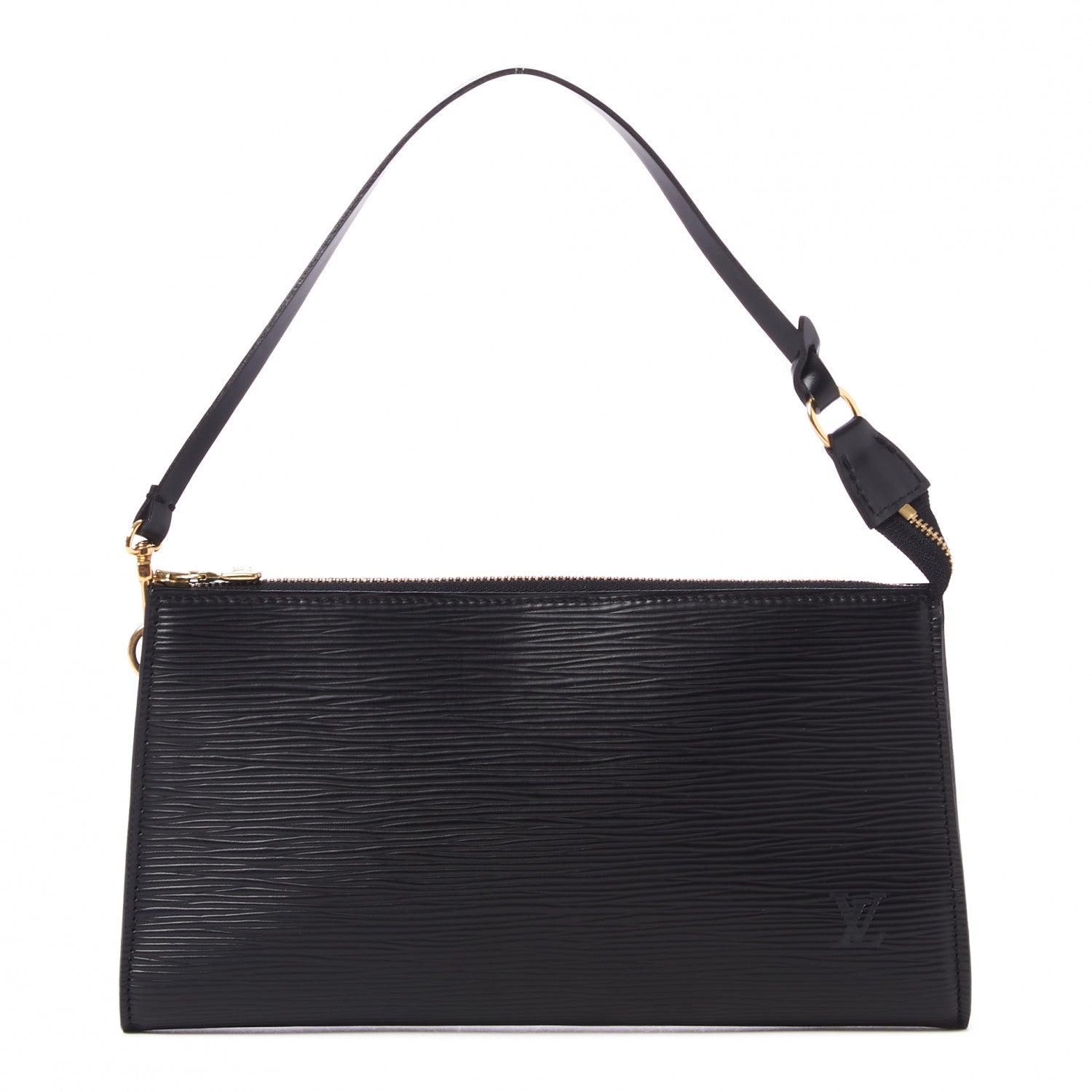 Louis Vuitton Epi Pochette Accessories 24 Black 1 of 8
