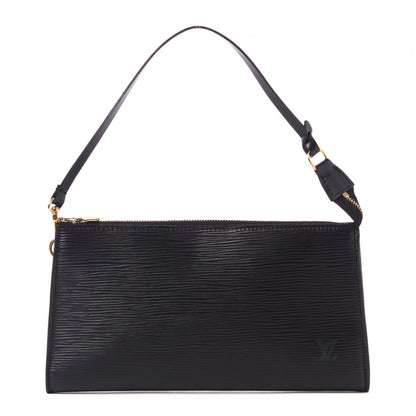 Louis Vuitton Epi Pochette Accessories 24 Black 1 of 8