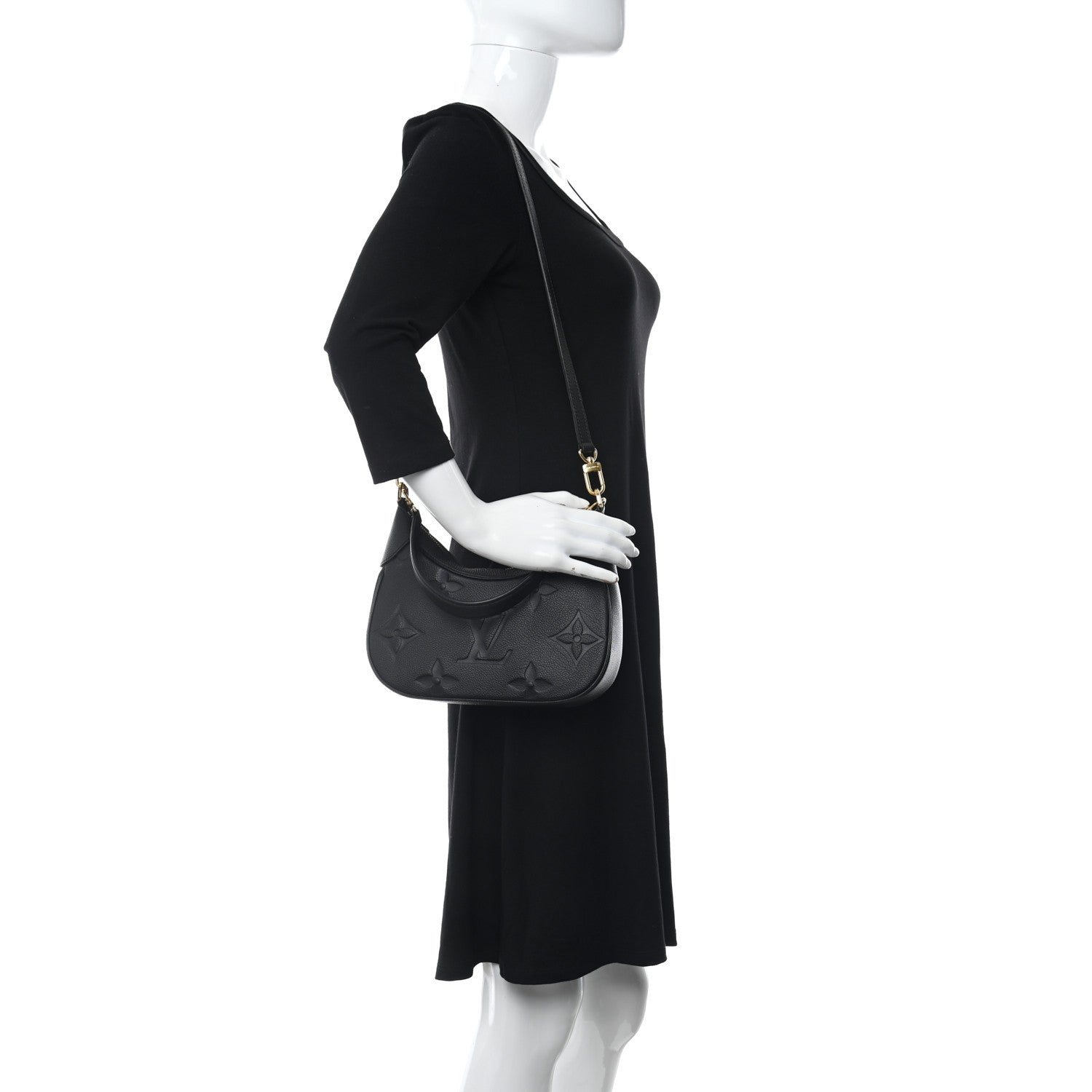 Louis Vuitton Empreinte Monogram Giant Bagatelle NM Black 2 of 10
