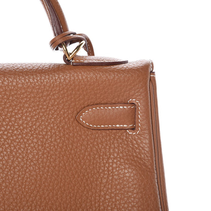 Hermes Togo Kelly Retourne 32 Gold 11 of 38