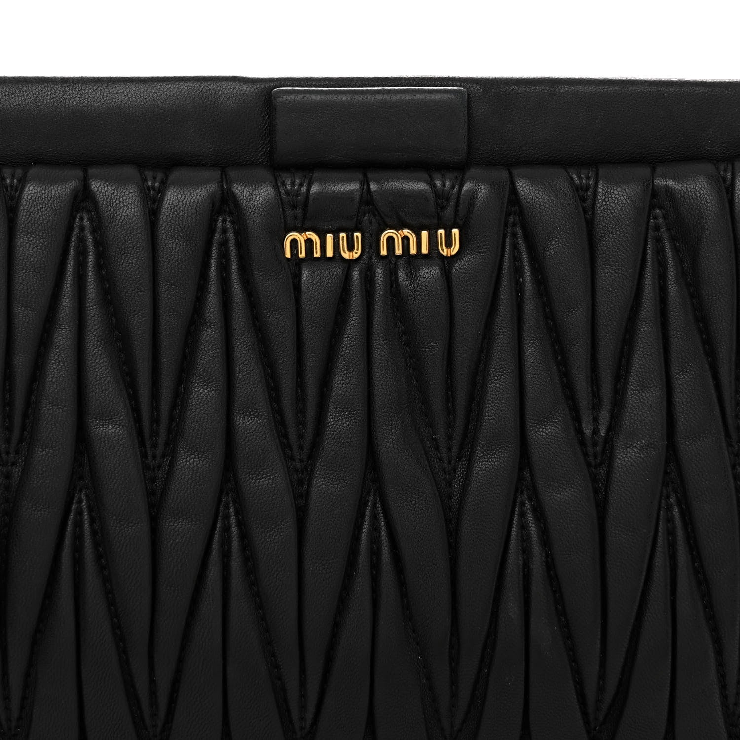 Miu Miu Nappa Matelasse Crossbody Black 7 of 11