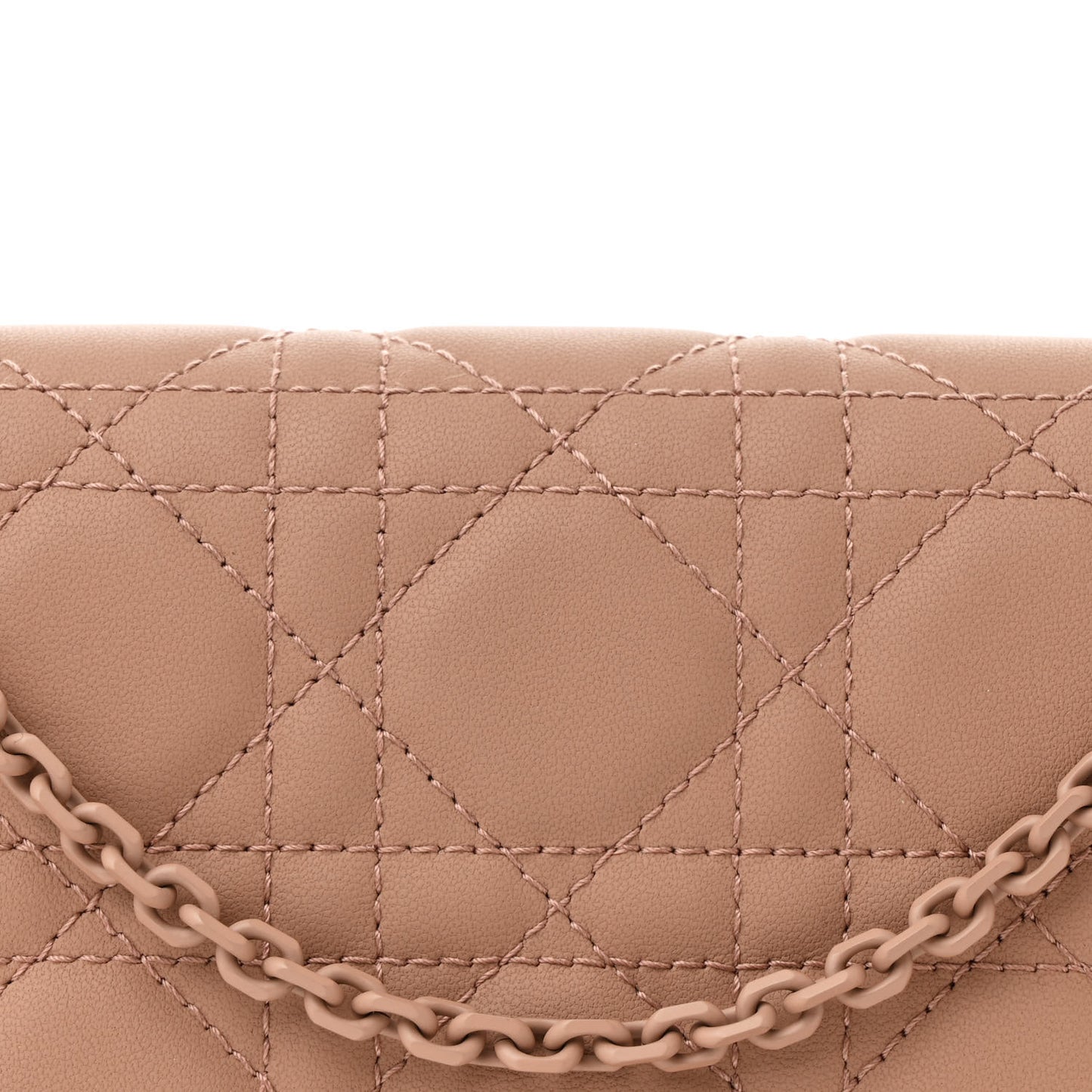 Ultra Matte Calfskin Cannage Lady Dior Clutch Fard