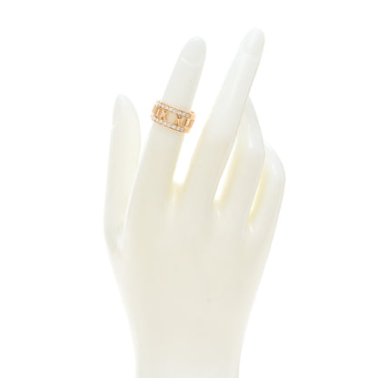 Tiffany 18K Rose Gold Diamond Wide Atlas Open Ring 47 4 2 of 5