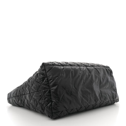 Chanel Nylon Quilted Large Coco Cocoon Tote   Black 4 of 10