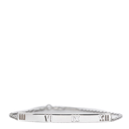 Tiffany Sterling Silver Atlas Bar Pierced Bracelet 1 of 5