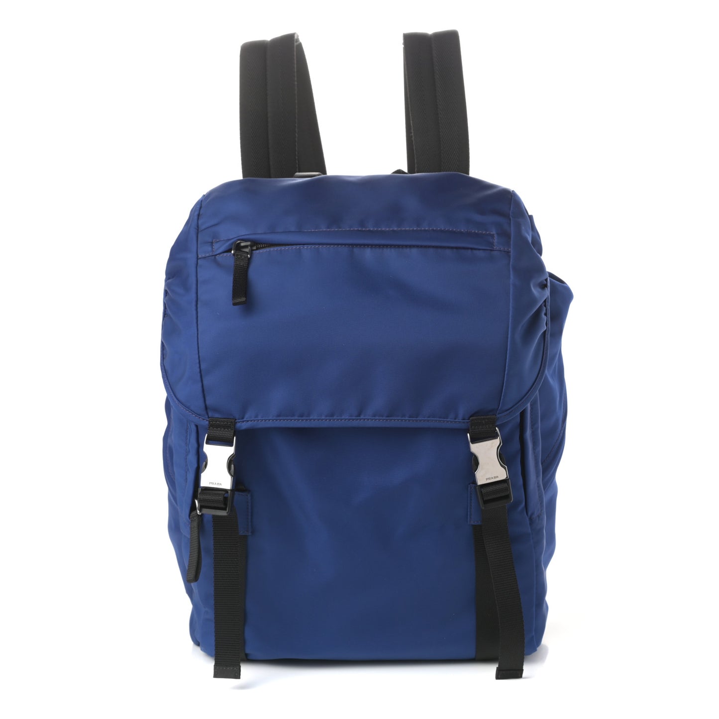Tessuto Nylon Double Buckle Backpack Royal