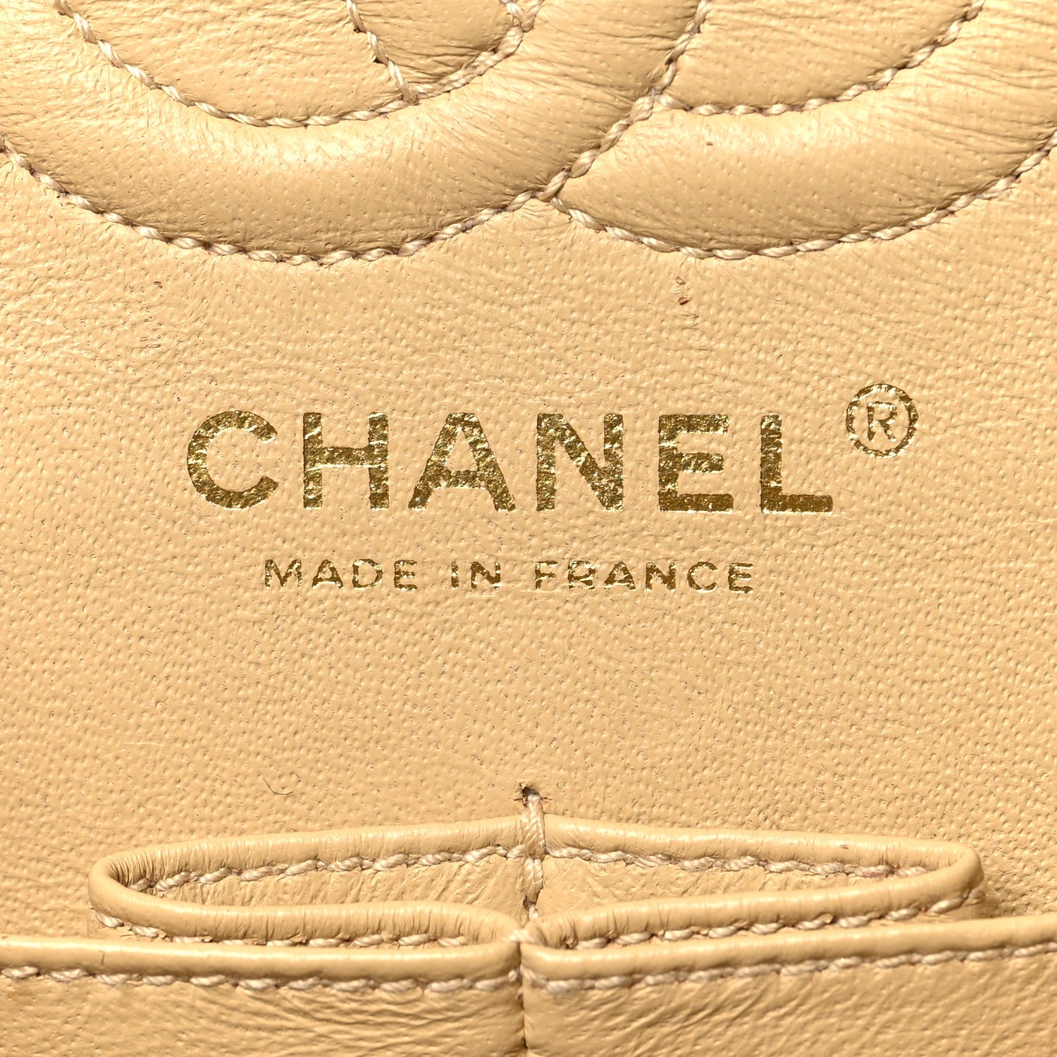 Chanel Caviar Quilted Small Double Flap Beige 6 of 12