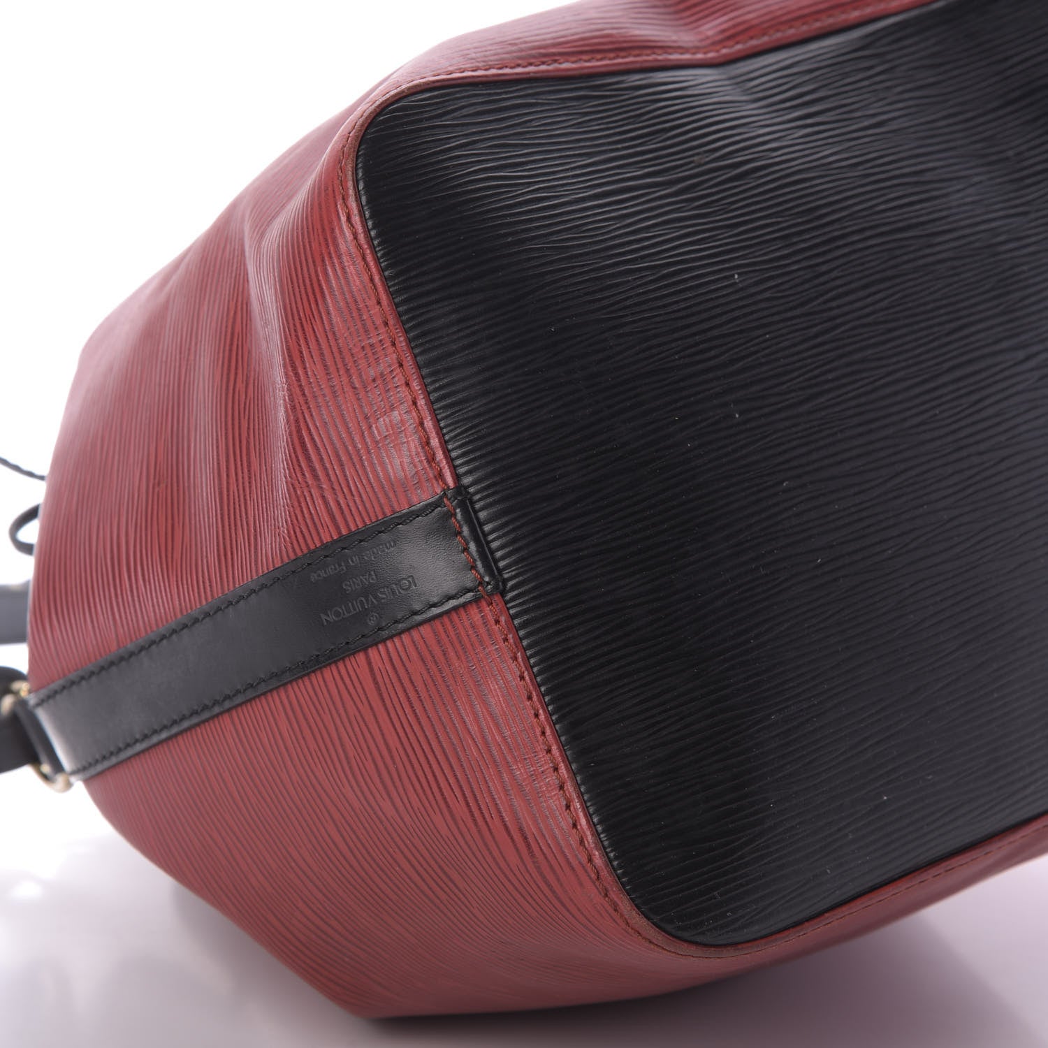 Louis Vuitton Epi Petit Noe Red Black 6 of 9