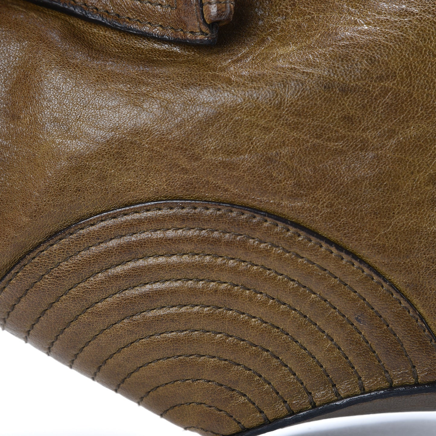 Calfskin De Manta Clutch Brown
