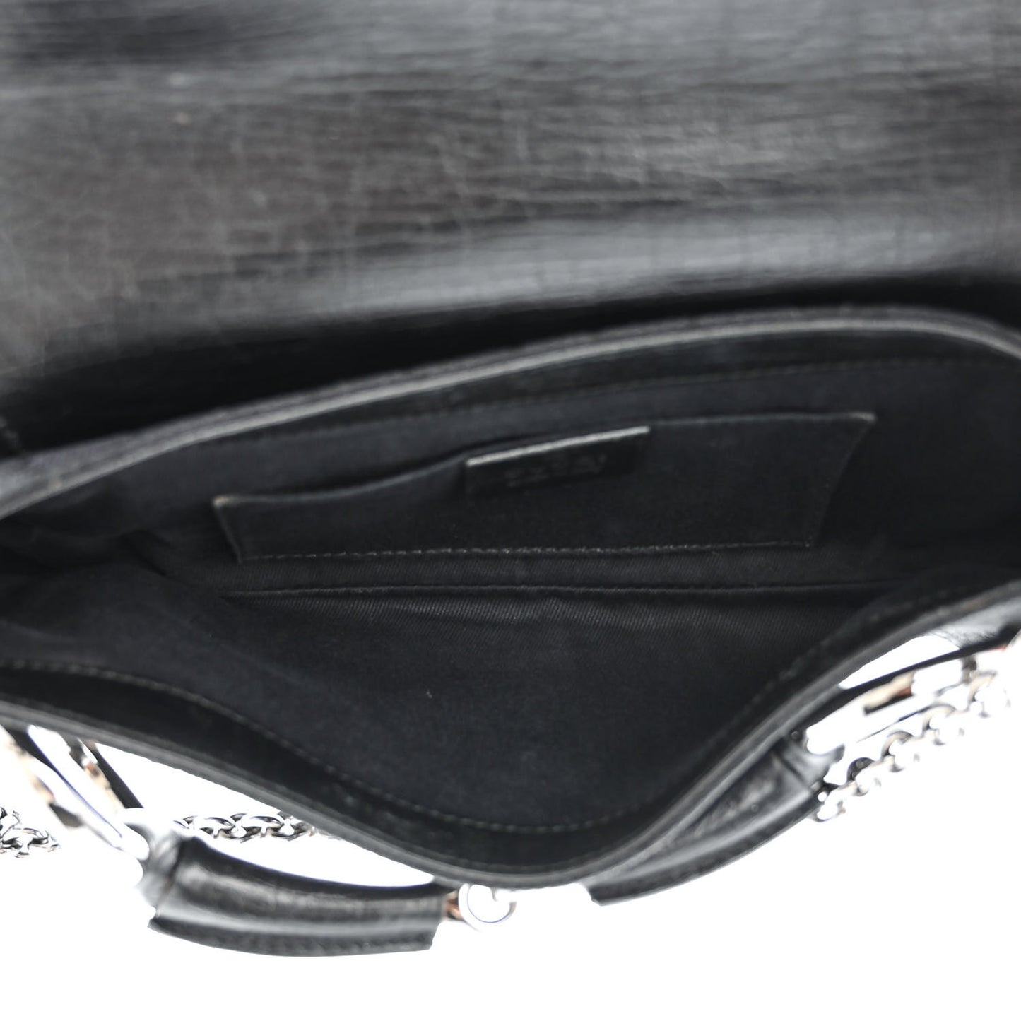 Monogram Horsebit Chain Clutch Black