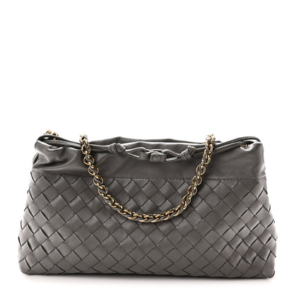 Bottega Veneta Nappa Intrecciato Dustbag Notte Shoulder Bag Basalt 1 of 9