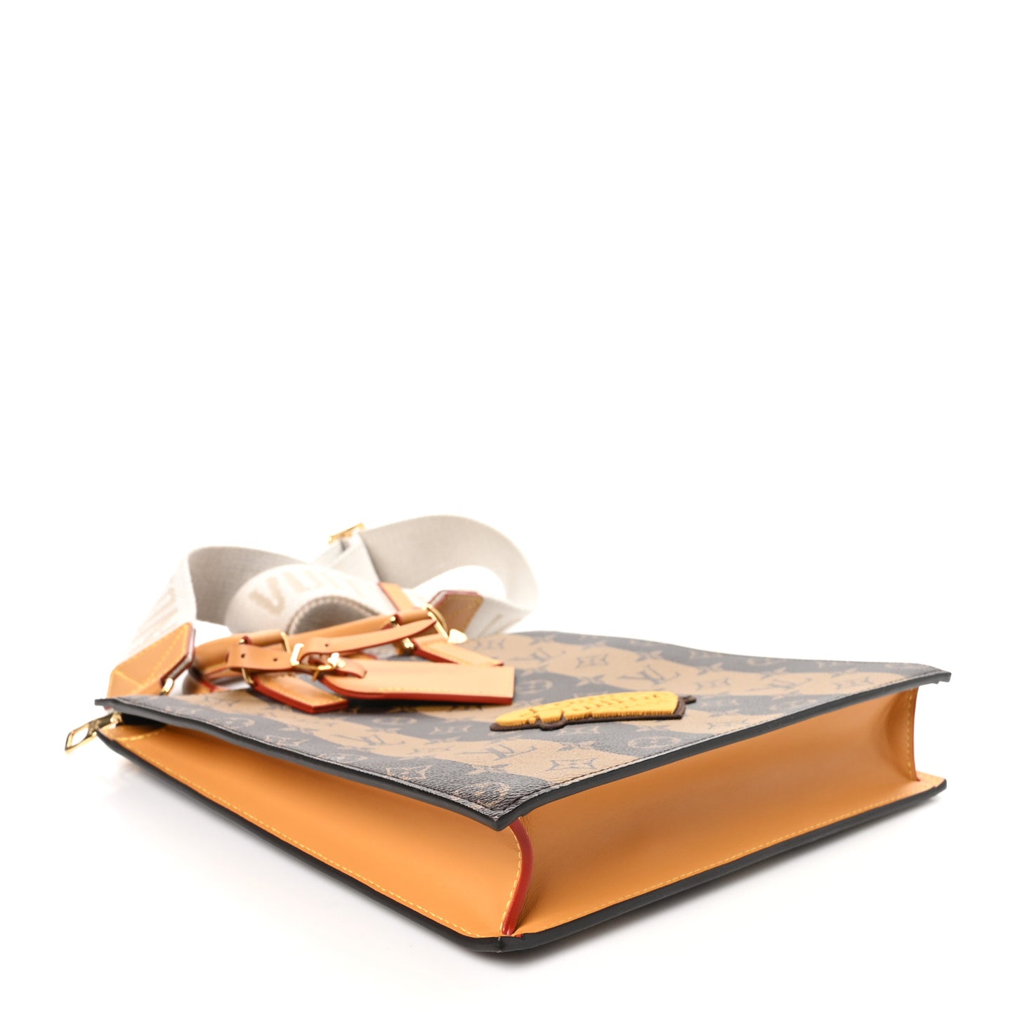 X NIGO Reverse Monogram Stripes Sac Plat Cross