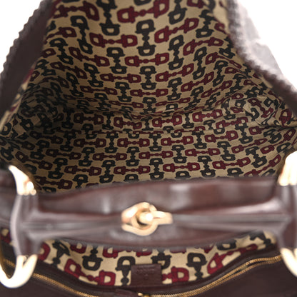 Gucci Guccissima Large Horsebit Chain Hobo Chocolate 5 of 10